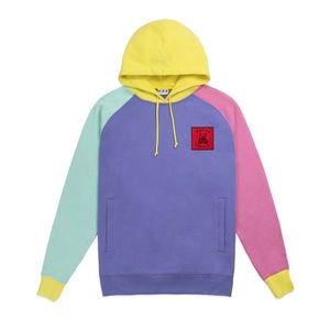 Teddy Fresh Color Block Hoodie